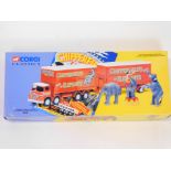 A Corgi Classics Foden S21 lorry and trailer, with elephant's pedestal and rider, Chipperfields