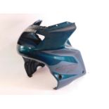 A Yamaha motorbike plastic sea green front fairing.