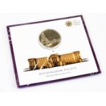 A Royal Mint Buckingham Palace 2015 UK one hundred pounds fine silver coin, in presentation pack.
