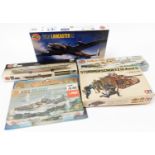 Various Airfix and other boxed kits, to include Tamiya Sturmgeschuetz III Ausf G, 35cm wide (boxed),