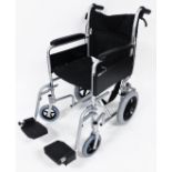 A Drive folding wheelchair.