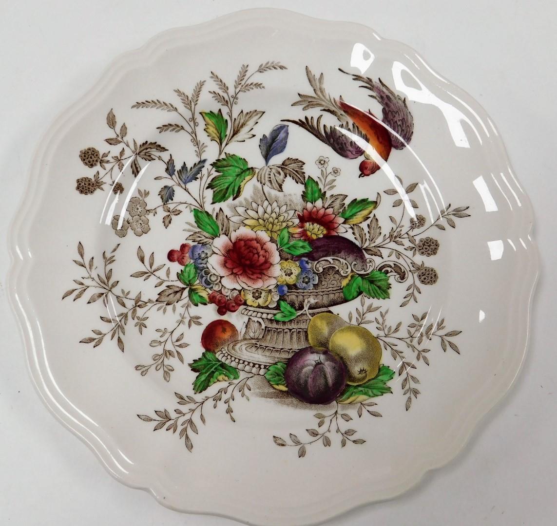 A Royal Doulton Hampshire pattern part dinner service, no. D6141, with decoration of a fruit bowl - Image 2 of 3