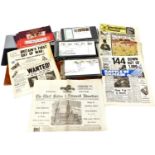 Various newspaper related ephemera, etc., Britain's first day of war reproduction Daily Mirror,