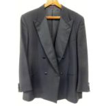 A Martin Green gentleman's black dinner jacket, with Tailored by D'avenza Roma expressly for