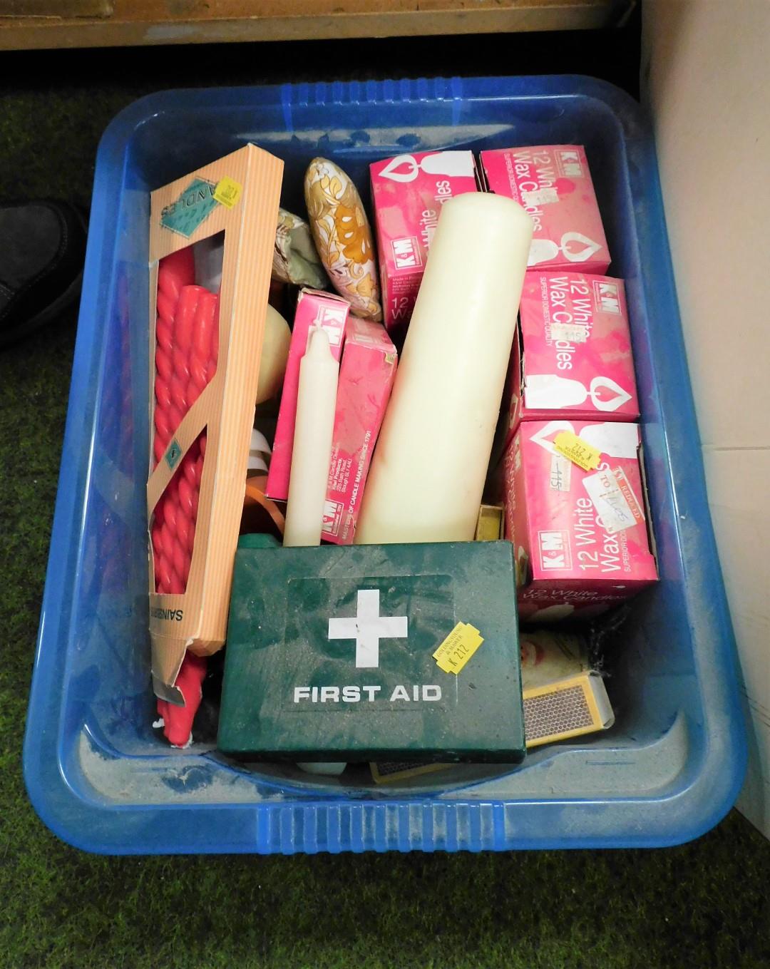 Various china, bygones and effects, two litre pull and dry, first aid kit, stapler, other desk top - Image 3 of 4