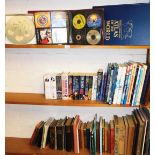 A quantity of books and CDs, to include Orchestral CDs, Billy Joel etc., Atlas of the World,