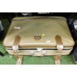 An Antler suitcase, containing a quantity of various dolls, collectable dolls, soft toys, etc. (a
