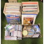 Various records and CDs, CDs mainly comprising classical, Hits From The 60's, Scottish albums, etc.,