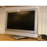 A 23" Toshiba integrated digital TV.