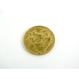 An Edward VII full gold sovereign 1908, 8.0g.