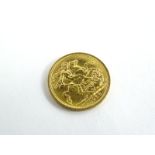 An Elizabeth II full gold sovereign 1968, 8.0g.