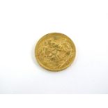 A George V full gold sovereign 1911, 8.0g.