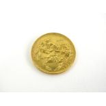 A George V full gold sovereign 1919, 8.0g.