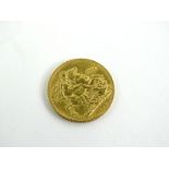 A George V full gold sovereign 1912, 8.0g.