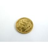 An Elizabeth II full gold sovereign 1981, 8.0g.