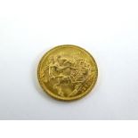 An Elizabeth II full gold sovereign 1974, 8.0g.