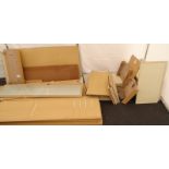A quantity of flat pack wardrobes, etc., possibly incomplete. (AF)
