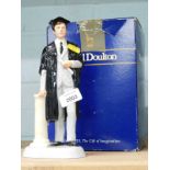 A Royal Doulton figure The Graduate, boxed.