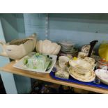 Miscellaneous ceramics, to include a Beswick butter dish moulded with flowers, Royal Doulton