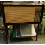 A Deccalian de Luxe series 4D radiogram with Garrard record deck.