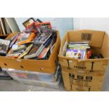 A large quantity of CD's and DVD's etc.