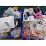 A large quantity of costume jewellery, to include rings, necklaces etc.