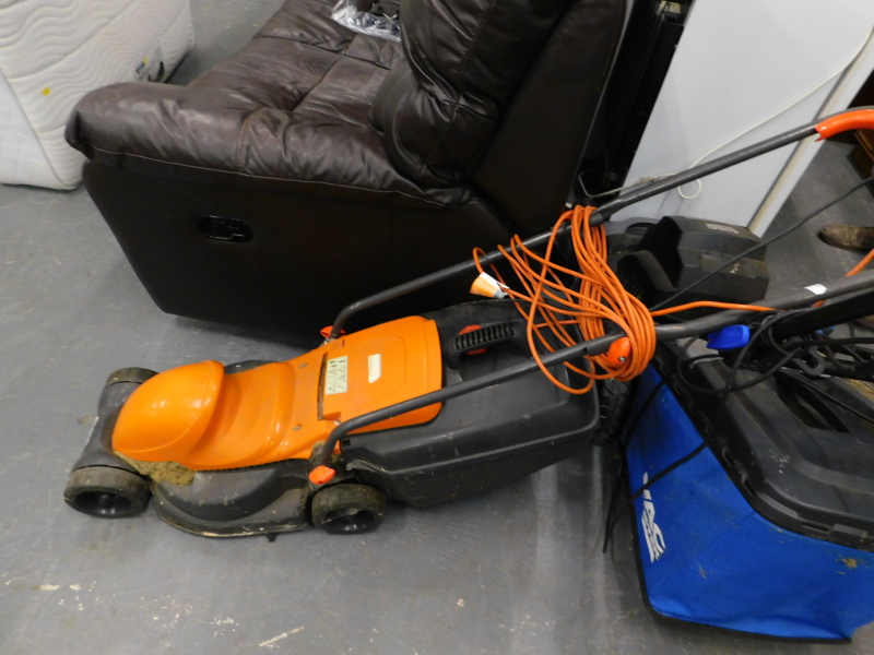 A MacAllister petrol lawn mower, and a Flymo electric mower, (2). - Image 2 of 2