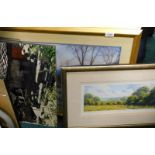 Miscellaneous prints, to include winter scenes by T Leighton, artist signed prints by the same