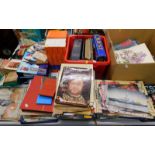 Various nautical related books and magazines, CSI board game etc.