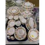 A Paragon Country Lane pattern part dinner and tea service, to include tureens, dinner plates,