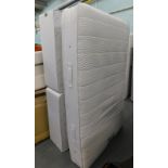 A Simmons Memory Sleep Collection double bed, with quilted box base.