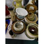 A quantity of Studio Pottery, various makers.