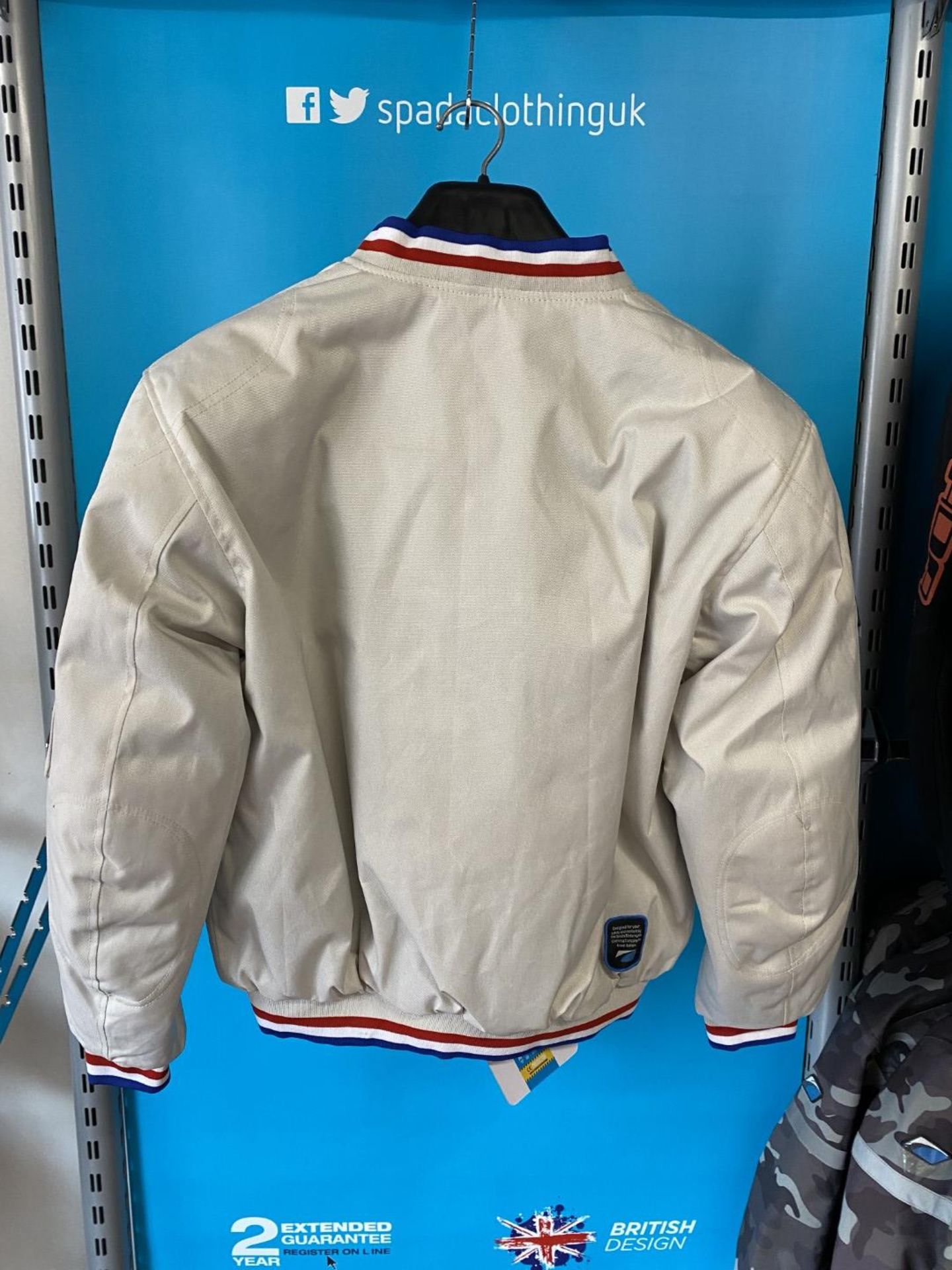 Spada Airforce 1 Royale CE Jacket Ivory Medium - Motorcycle / Motorbike Jacket - RRP £109.99 - Image 3 of 4