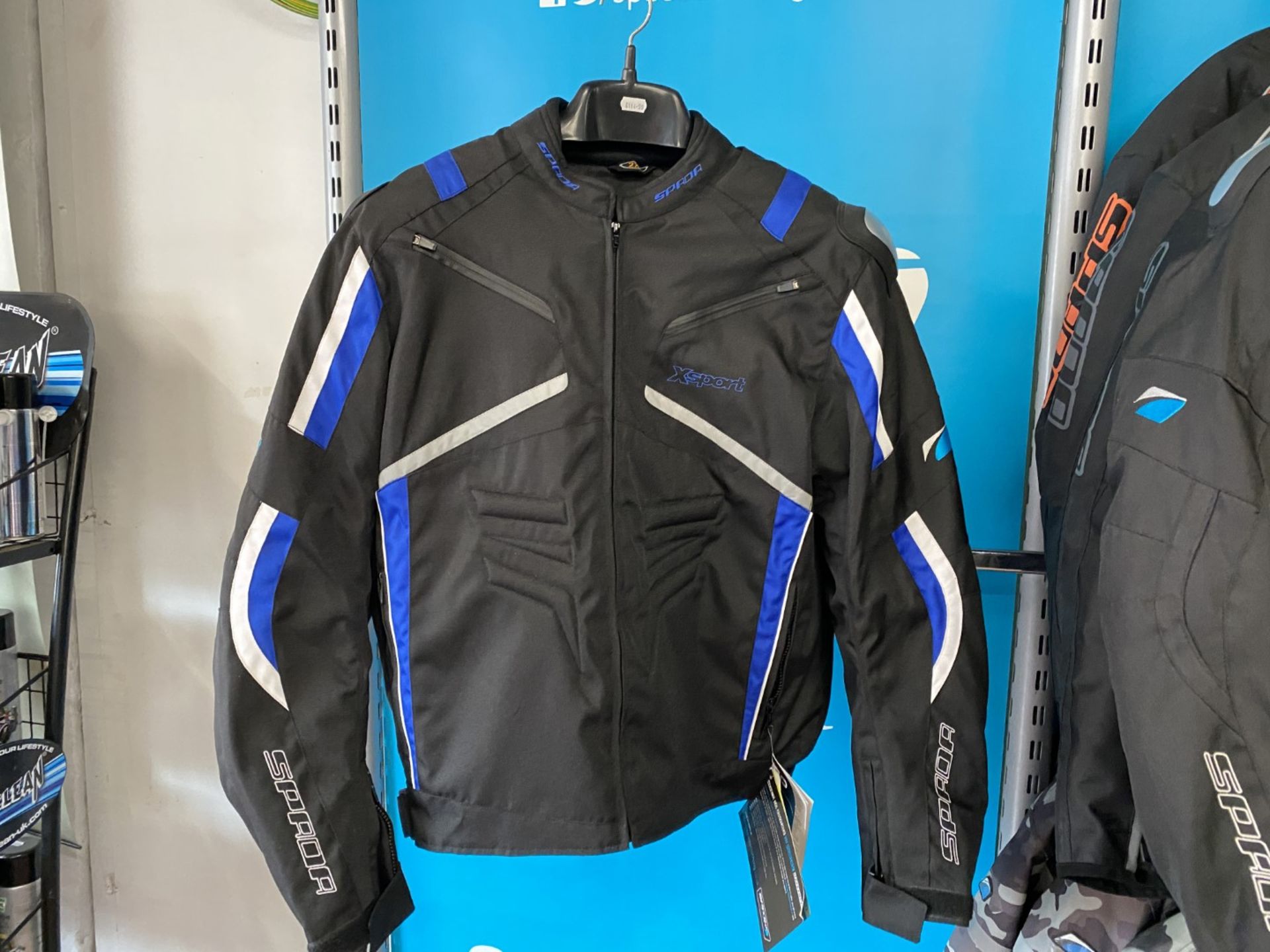 Spada X Sport WP Jacket Black/Blue/White XX-Large - Motorcycle / Motorbike Jacket - RRP £114.99 - Image 2 of 4