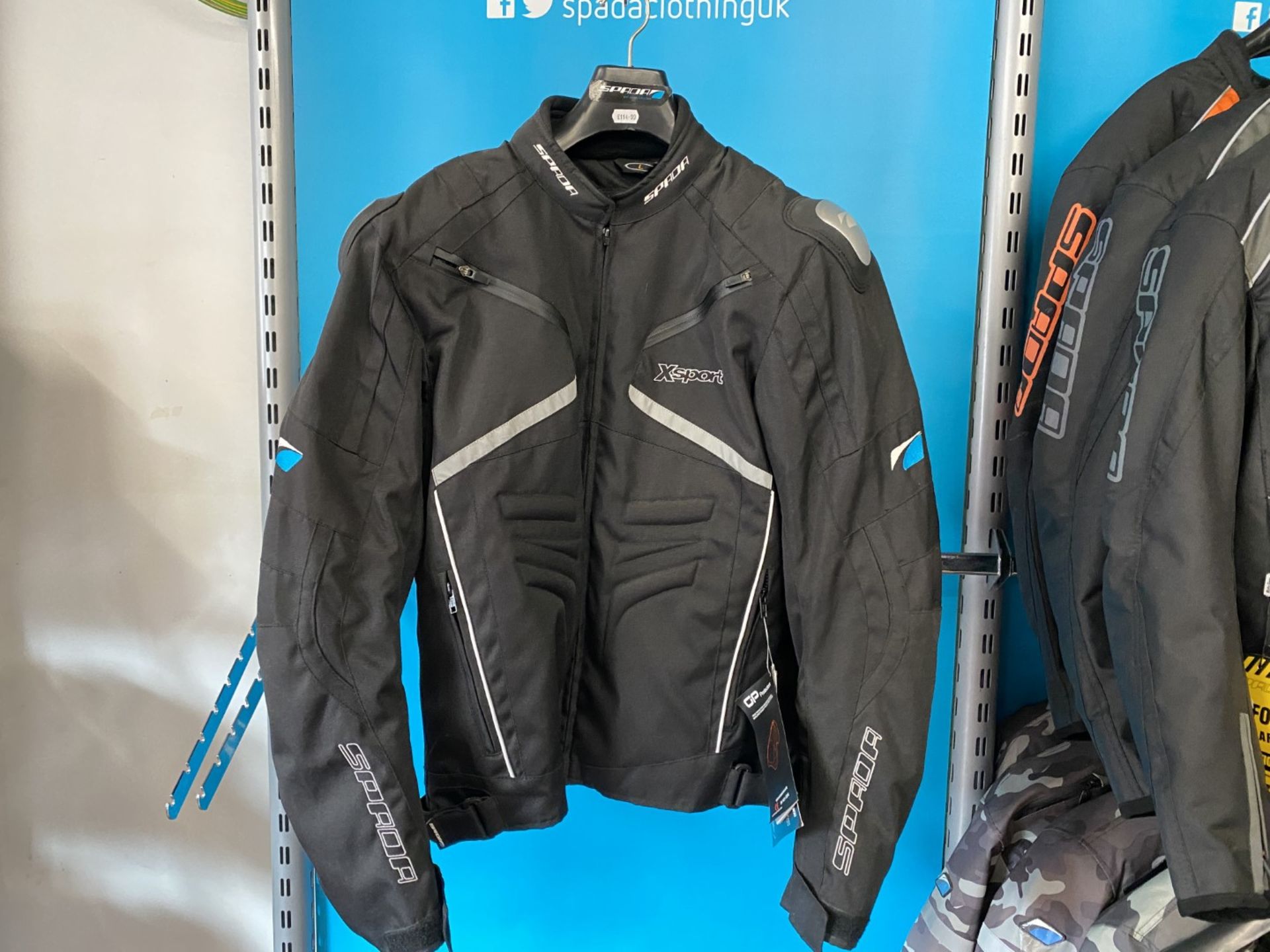 Spada X Sport WP Jacket Black Large - Motorcycle / Motorbike Jacket - RRP £114.99 - Image 2 of 4