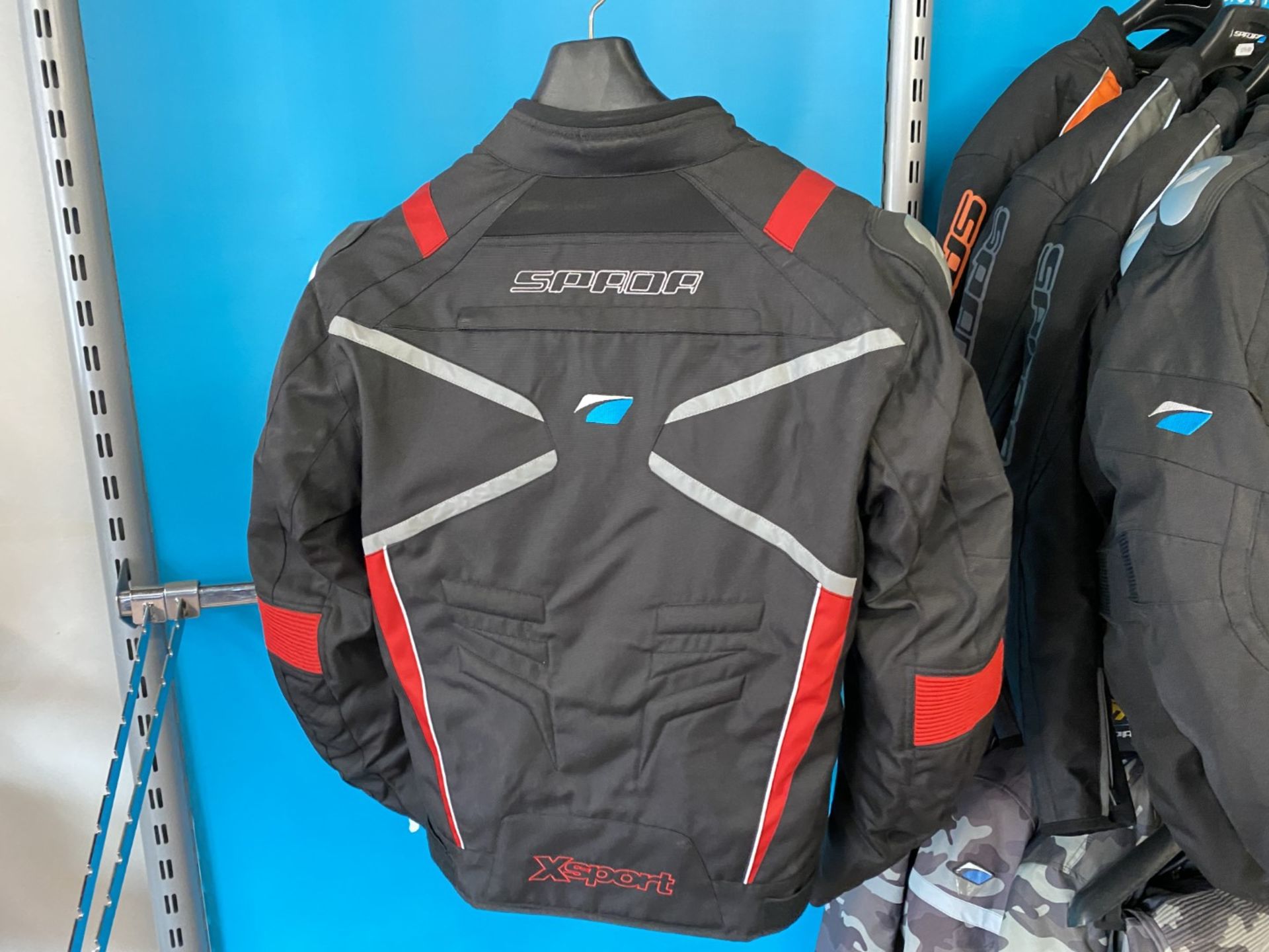 Spada X Sport WP Jacket Black/Red/White Large - Motorcycle / Motorbike Jacket - RRP £114.99 - Image 3 of 4