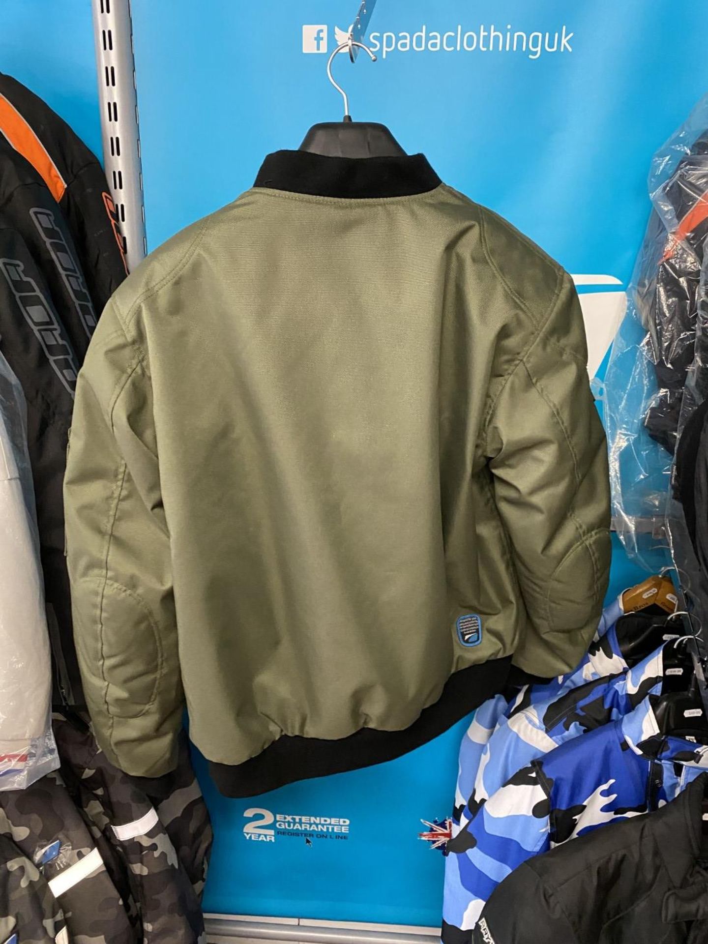 Spada Airforce 1 Jacket Olive X-Large - Motorcycle / Motorbike Jacket - RRP £99.99 - Image 4 of 4