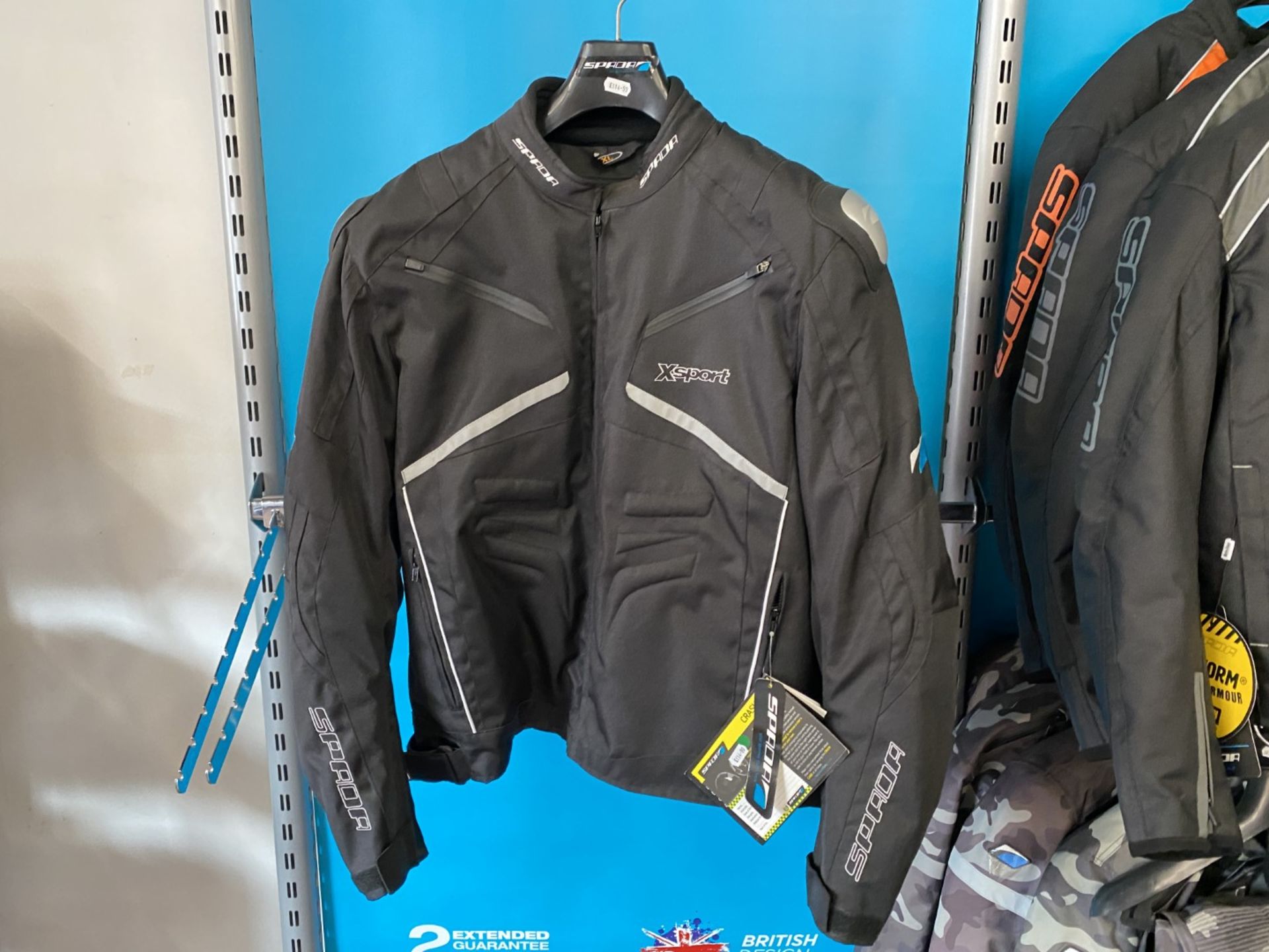 Spada X Sport WP Jacket Black X-Large - Motorcycle / Motorbike Jacket - RRP £114.99 - Image 2 of 5