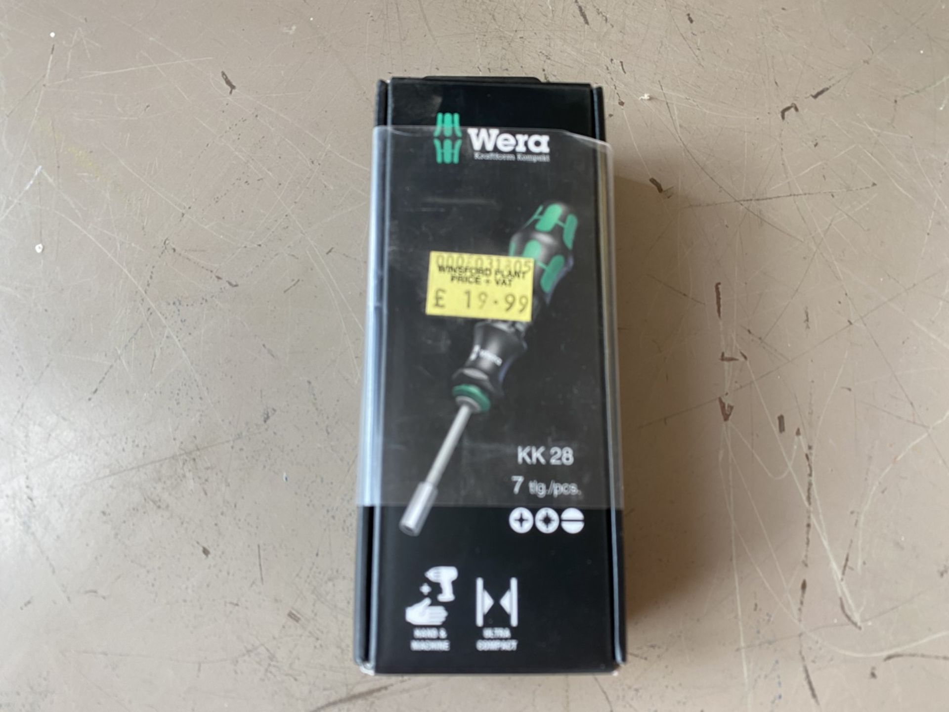 NEW Wera KK28 7 piece screwdriver set