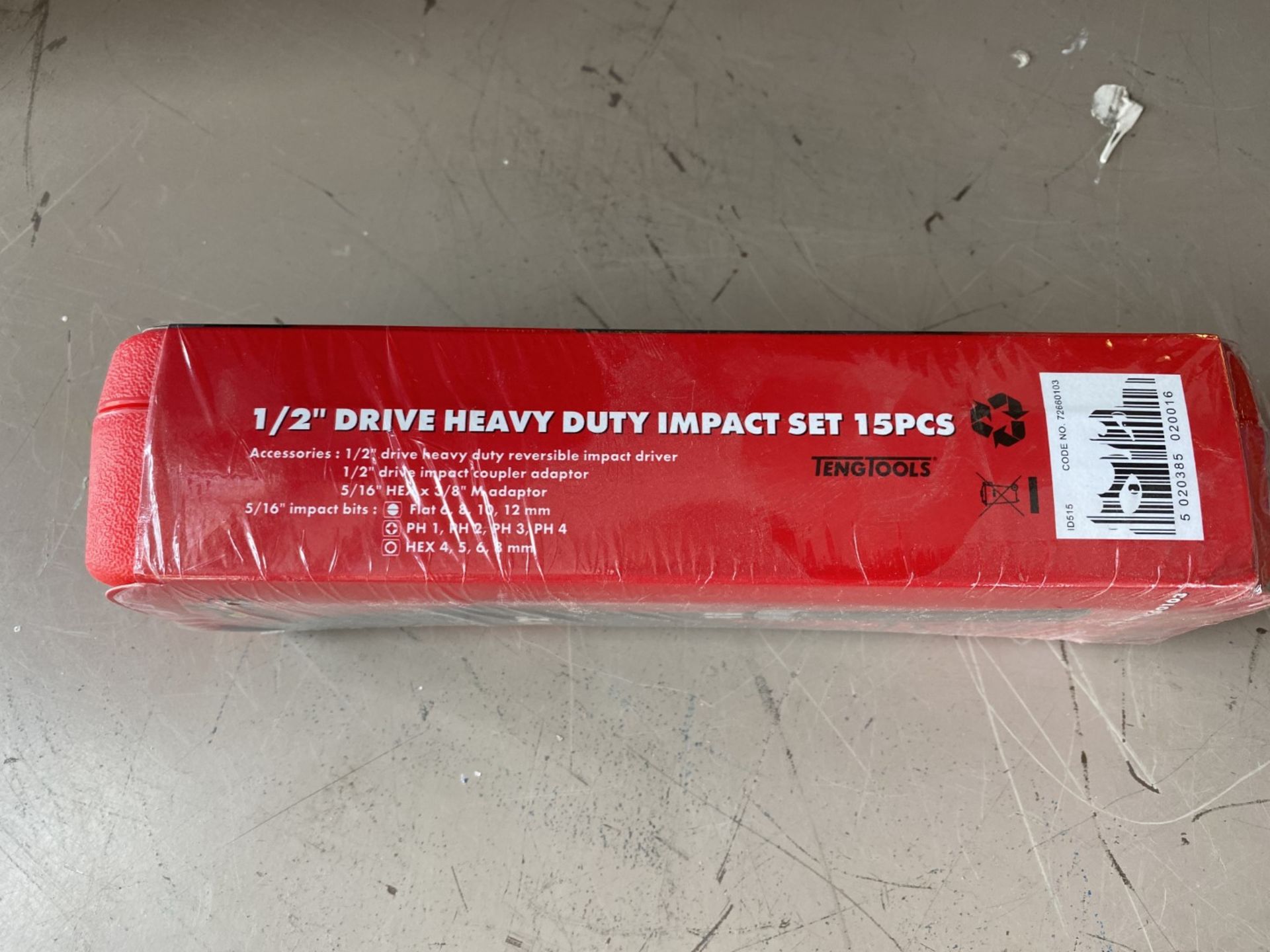 NEW Tengtools 15 piece drive impact set, RRP £33.90 - Image 2 of 2