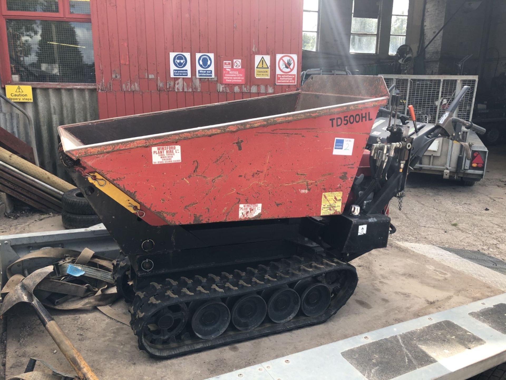 Seddons TD500HL High Lift Tracked Power Dumper - NOT TESTED