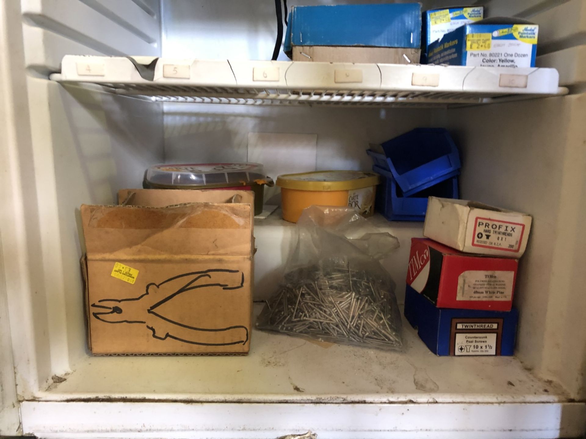 Cabinet and contents of mixed welding supplies and miscellaneous items - Image 6 of 6