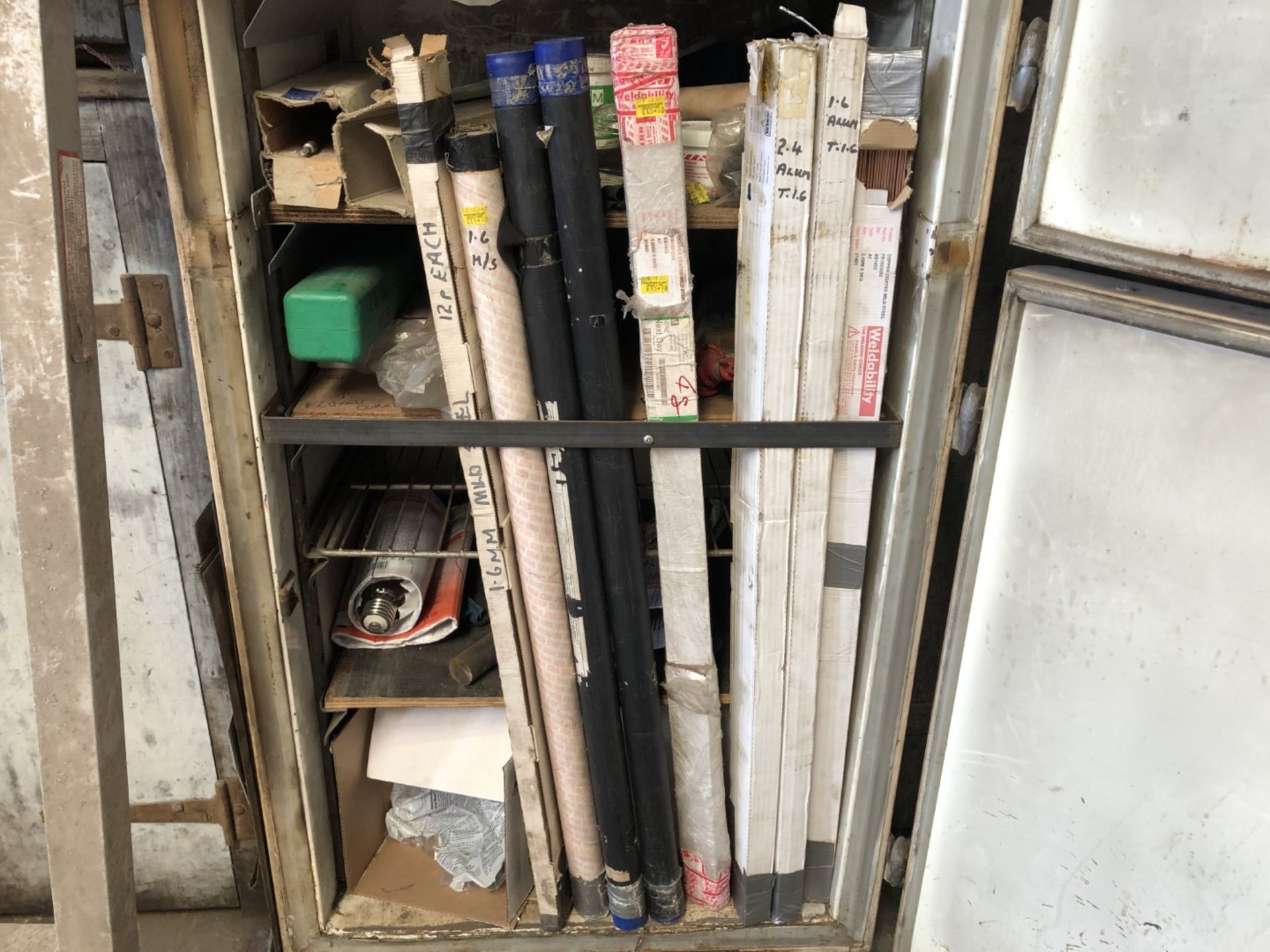 Fridge and contents of welding supplies & light bulbs - Image 4 of 4