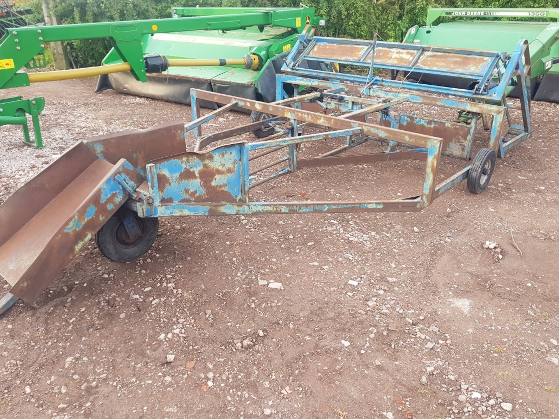 COOKS FLAT 8 WINDROWER BALE SLEDGE