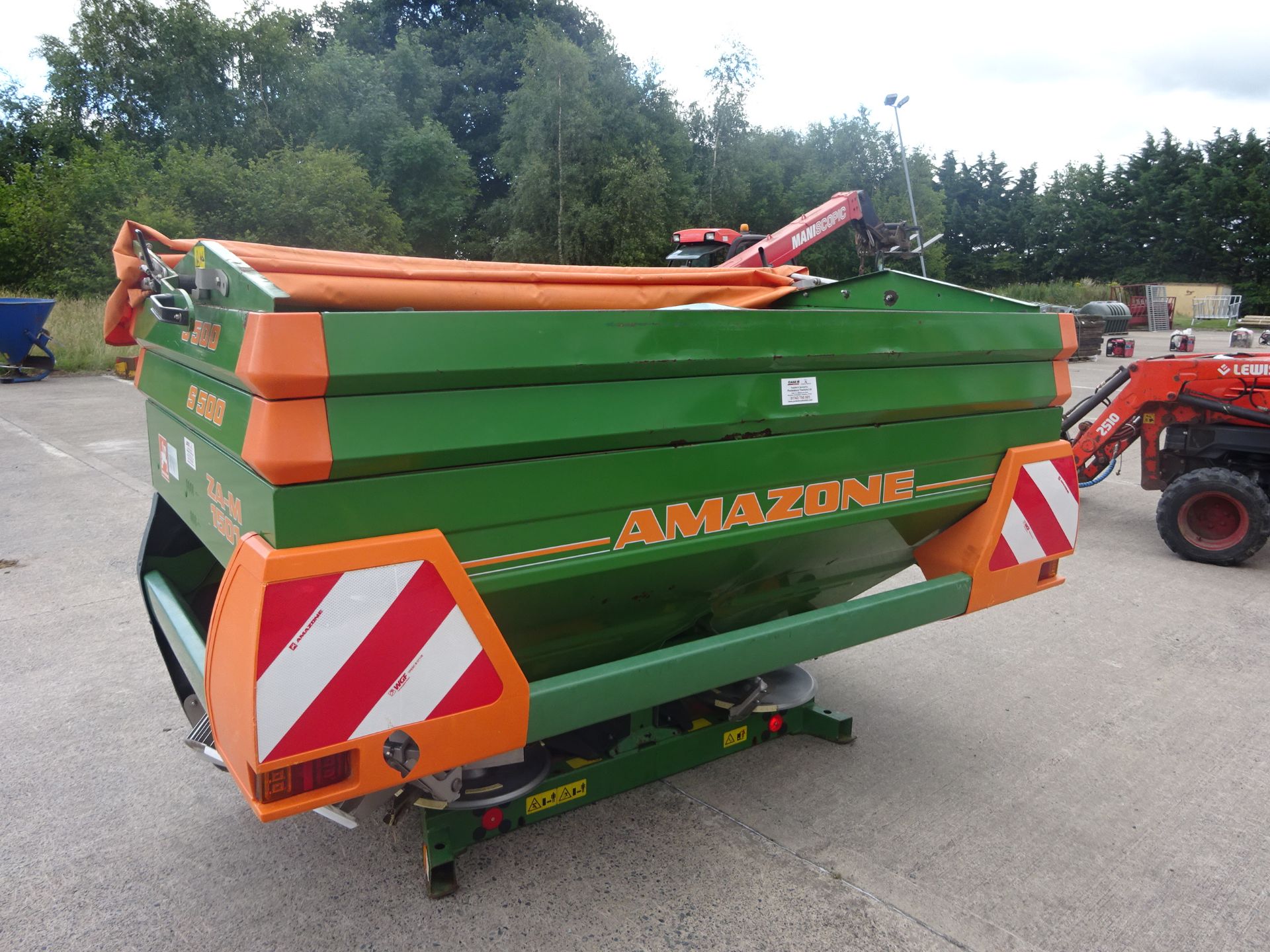 AMAZONE ZAM 2501 FERT SPREADER C/W WEIGH CELL & BOX