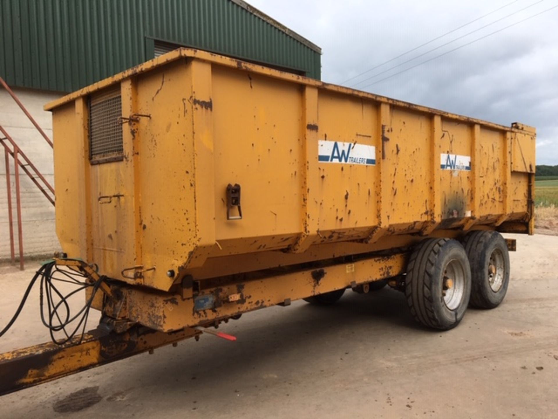 AW 14T TIPPING TRAILER cw HYD DOOR