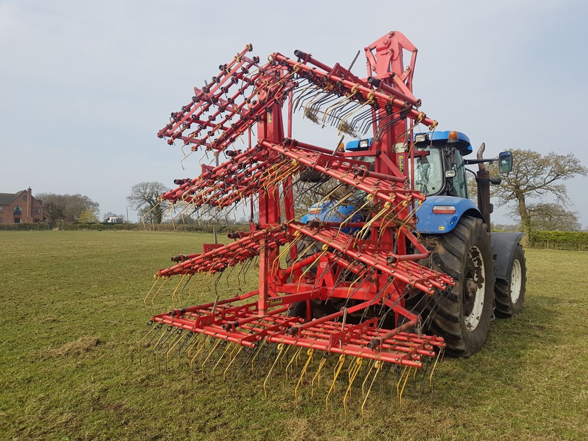 12M EINBOCK HYD FOLDING GRASS HARROWS - Image 4 of 5