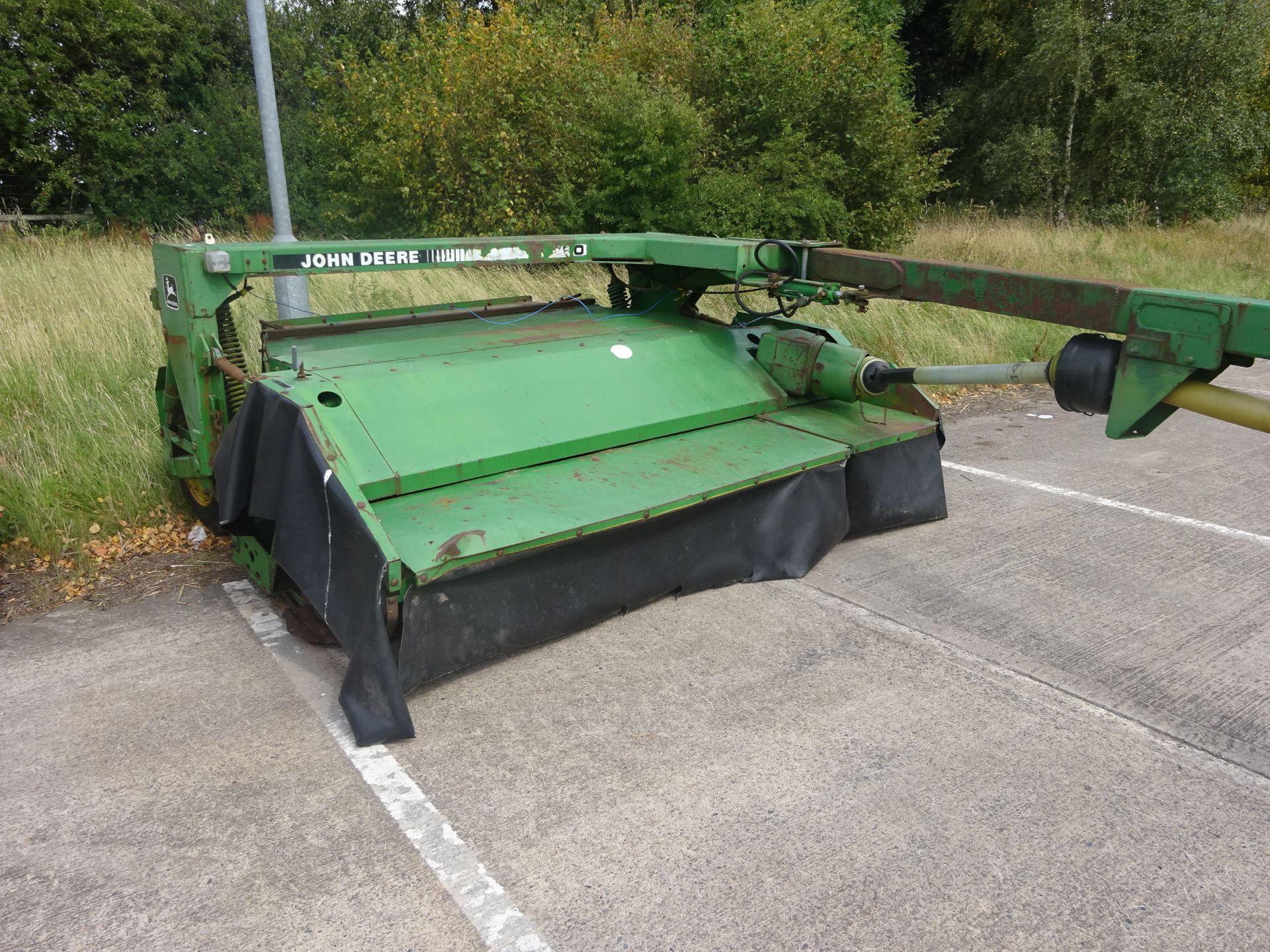 JOHN DEERE 1360 10FT TRAILER MOWER S/N 001360X340563