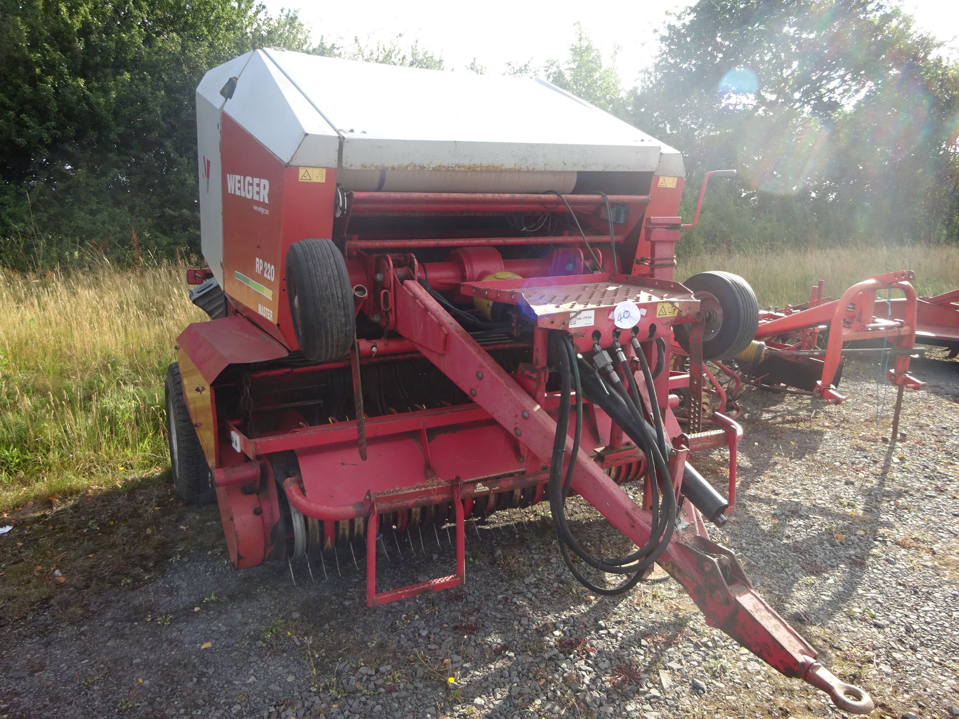 WELGER RP220 MASTER ROUND BALER DROP FLOOR FULL SET OF KNIVES WIDE PICK UP , ROTA FEED GWO - Image 4 of 4