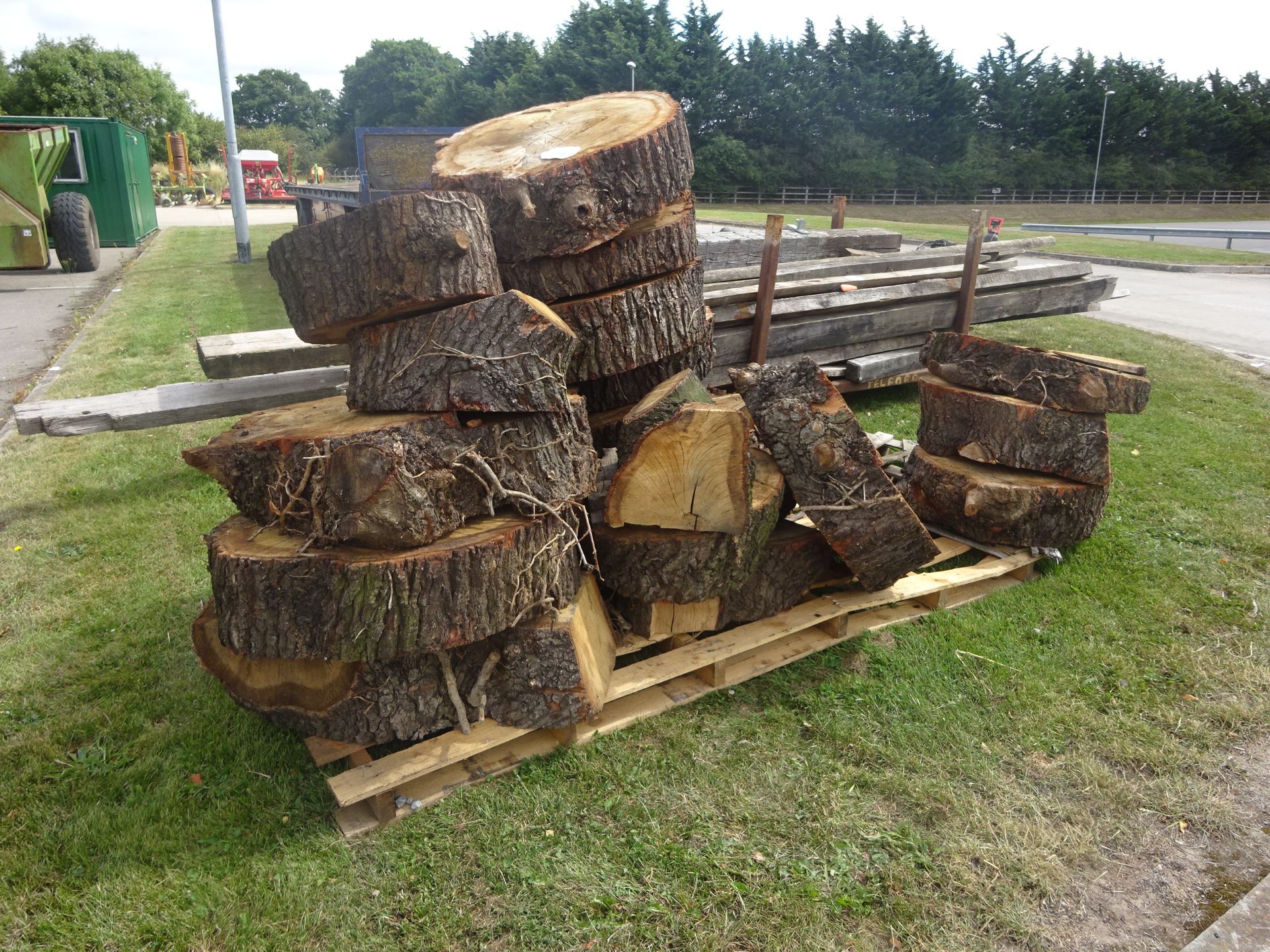 PALLET UNCUT LOGS